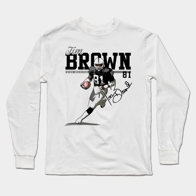 Tim Brown Las Vegas Play Long Sleeve T-Shirt by MASTER_SHAOLIN